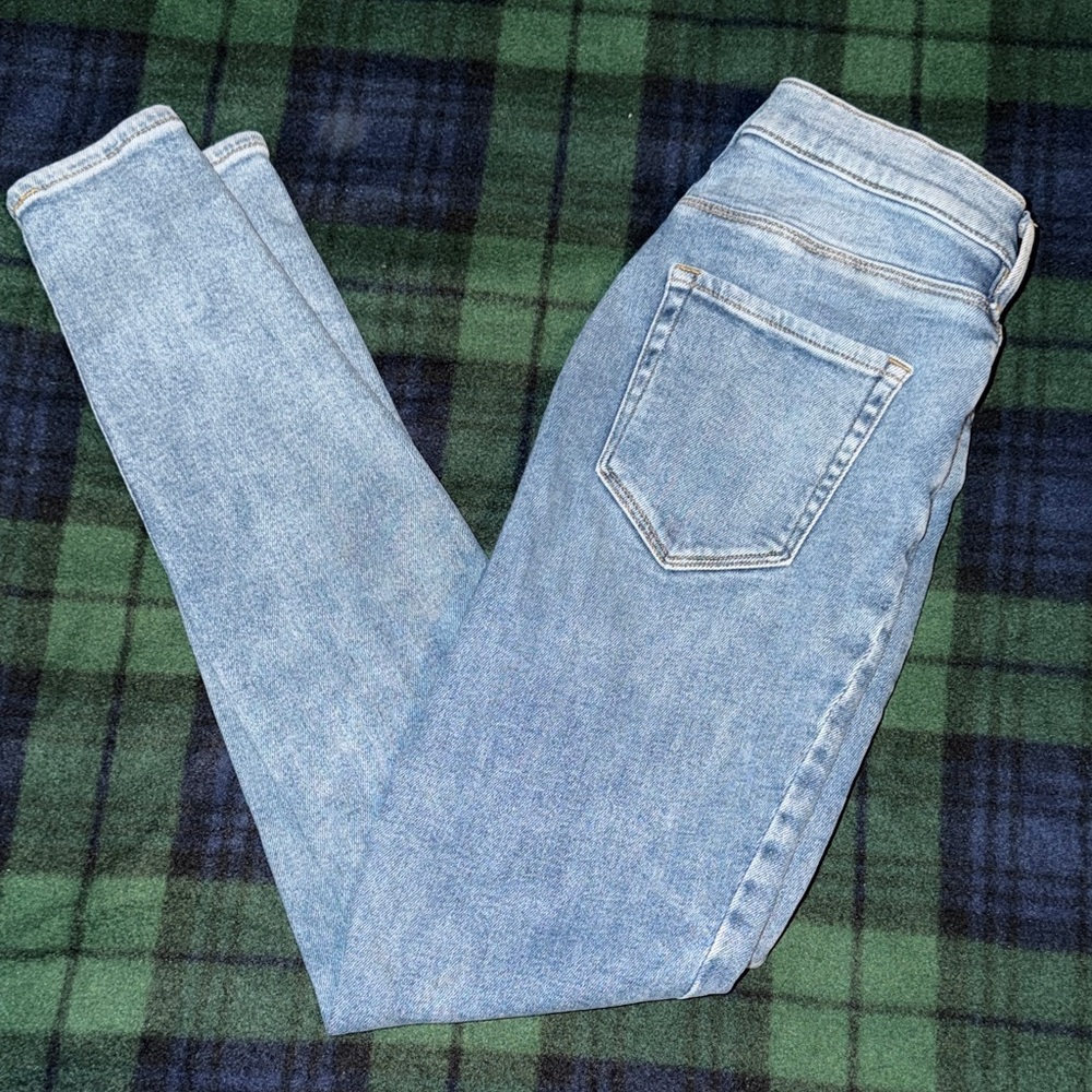 Madewell Light Blue Skinny Jeans (Pacsun)